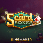 poker games by kingmaker five card poker
